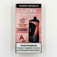 Электронная сигарета UDN TRIPLE M 20000 затяжек - Raspberry Watermelon (Малина Арбуз)